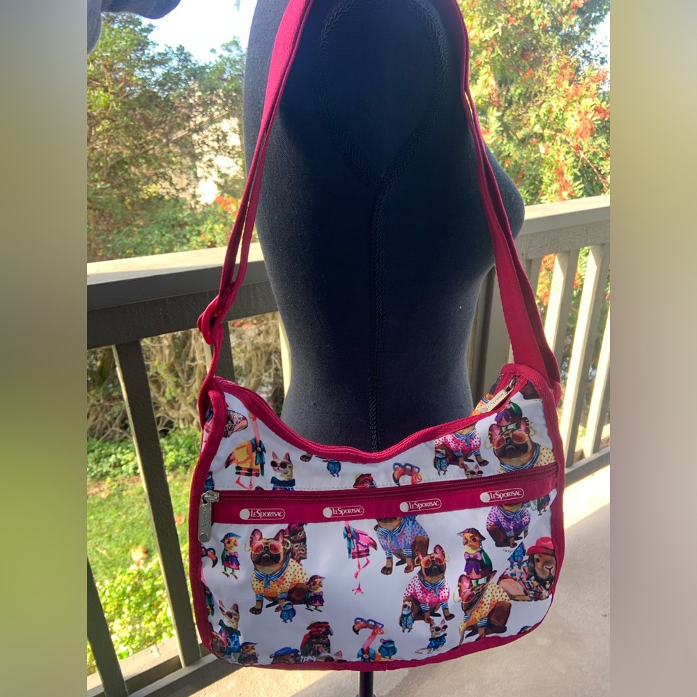 NWT LeSportsac Hobo shoulder crossbody bag Animal Party